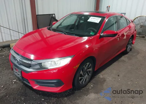 2016 Honda Civic Ex from USA, damaged, VIN 2HGFC2F76GH545290